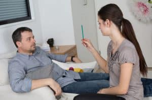 counselling a patient